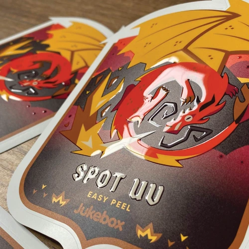 3D Embossed, Raised-effect Stickers